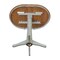 International Concepts Round 36 in Rd Top Pedestal Table, 12 in Leaf, Bar Ht, Hickory/Stone, 36 W, 48 L, 42.1 in H, Wood K41-36RXT-27B-6B-2 - alternate 8